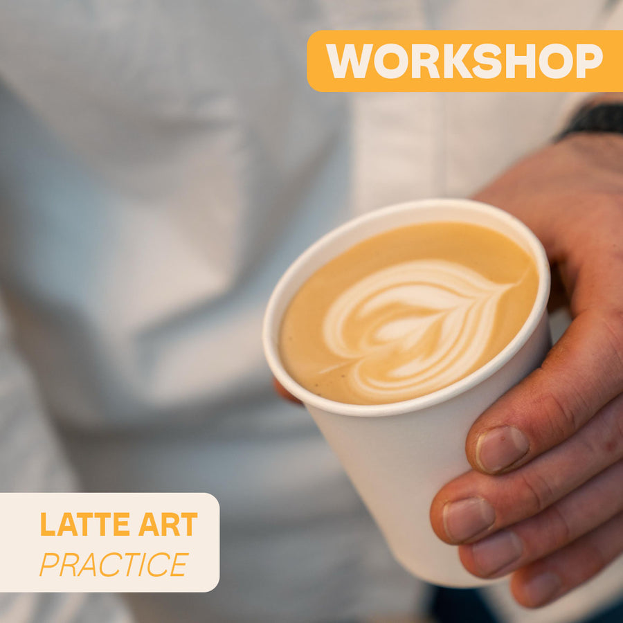 WORKSHOP LATTE ART PRACTICE
